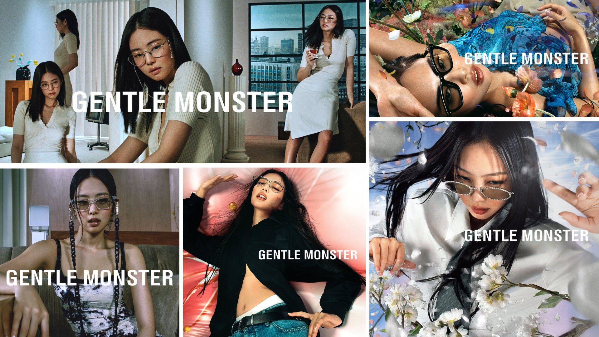 Gentle Monster × Jennie visual reference 2